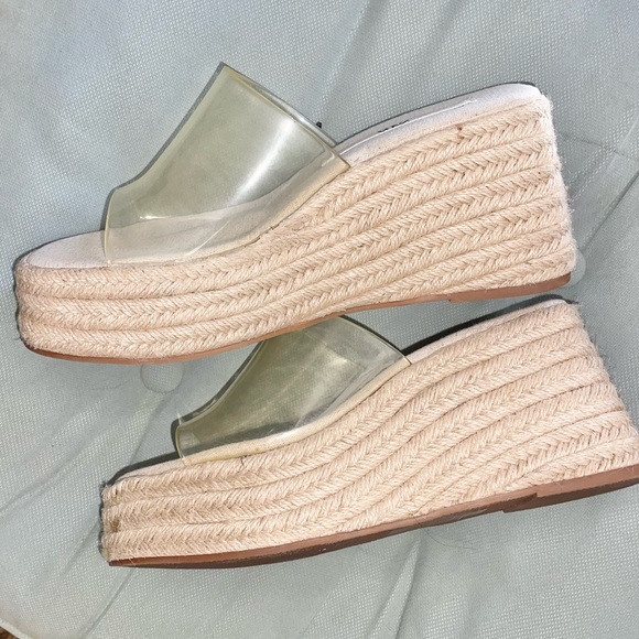 Zara clear platform slide espadrilles - Picture 4 of 6